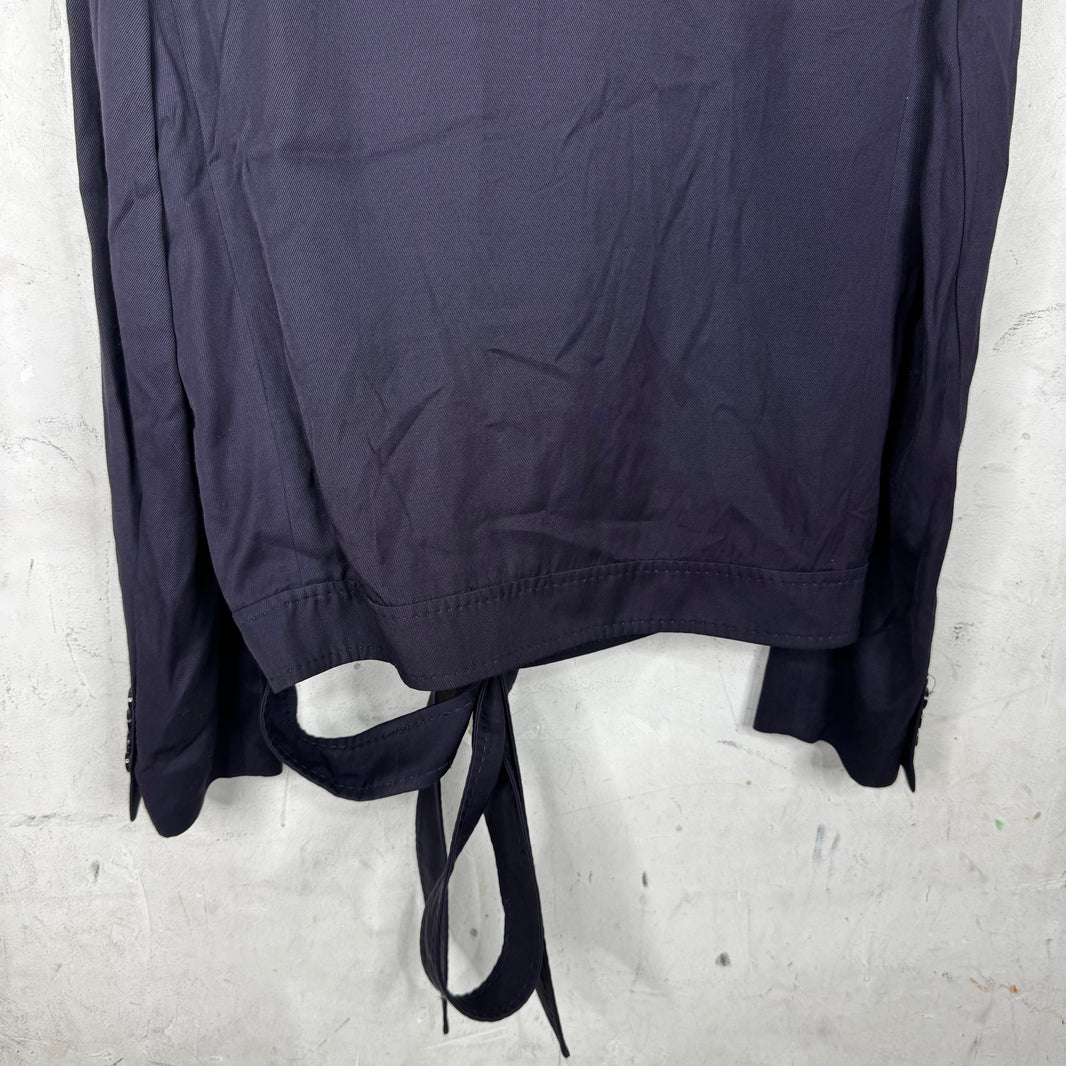 JPG Monsieur Draped Belted Waist Blazer