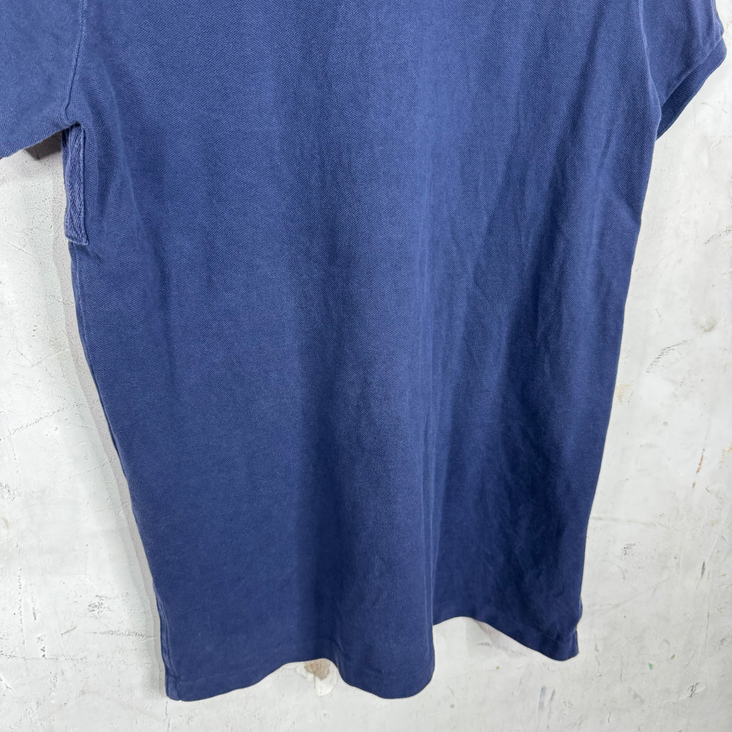 Ralph Lauren Navy Orange Horsemen Polo