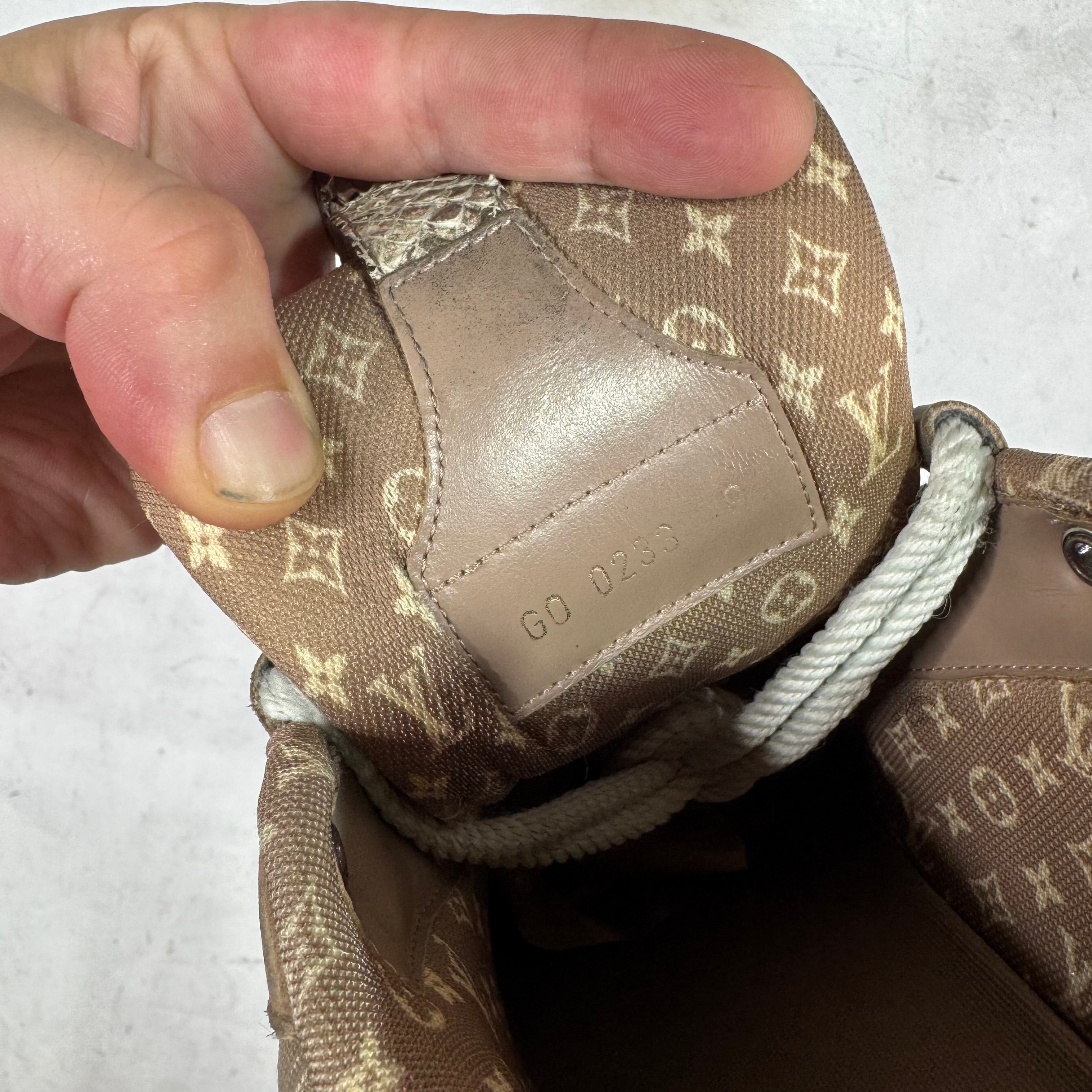 Louis Vuitton Snakeskin Skate Trainers – www.Lukes.store