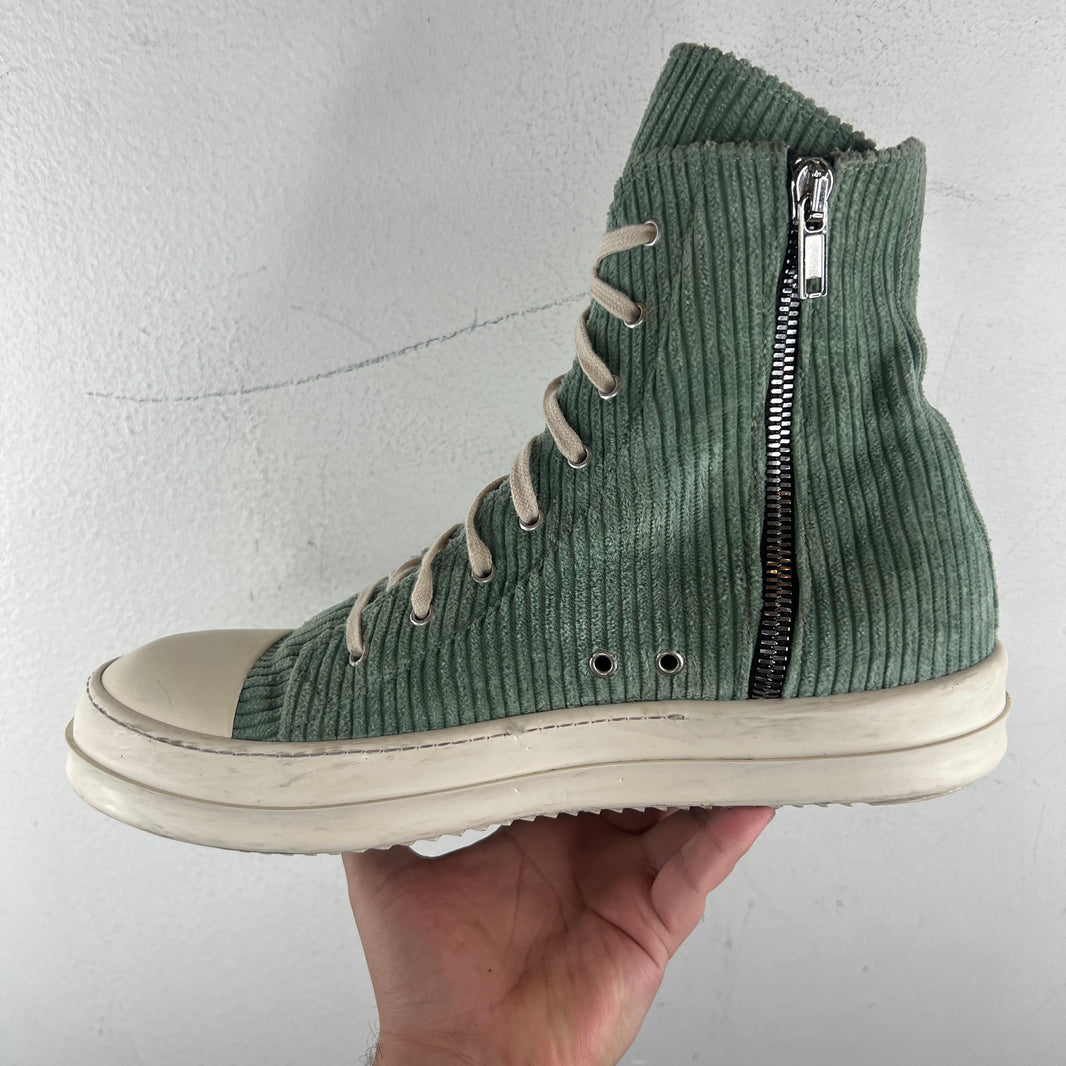 DRKSHDW Blue Corduroy Ramone Sneakers