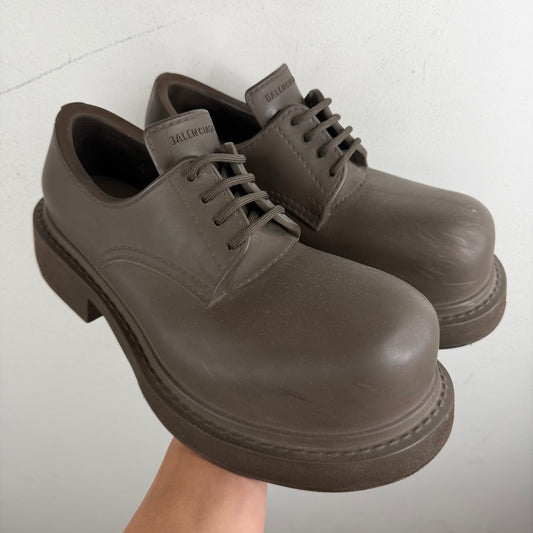 Balenciaga Brown Steroid Derbies