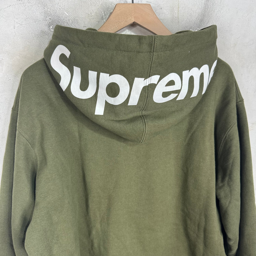 Supreme Thermal Lined Hood Logo Zip Hoodie