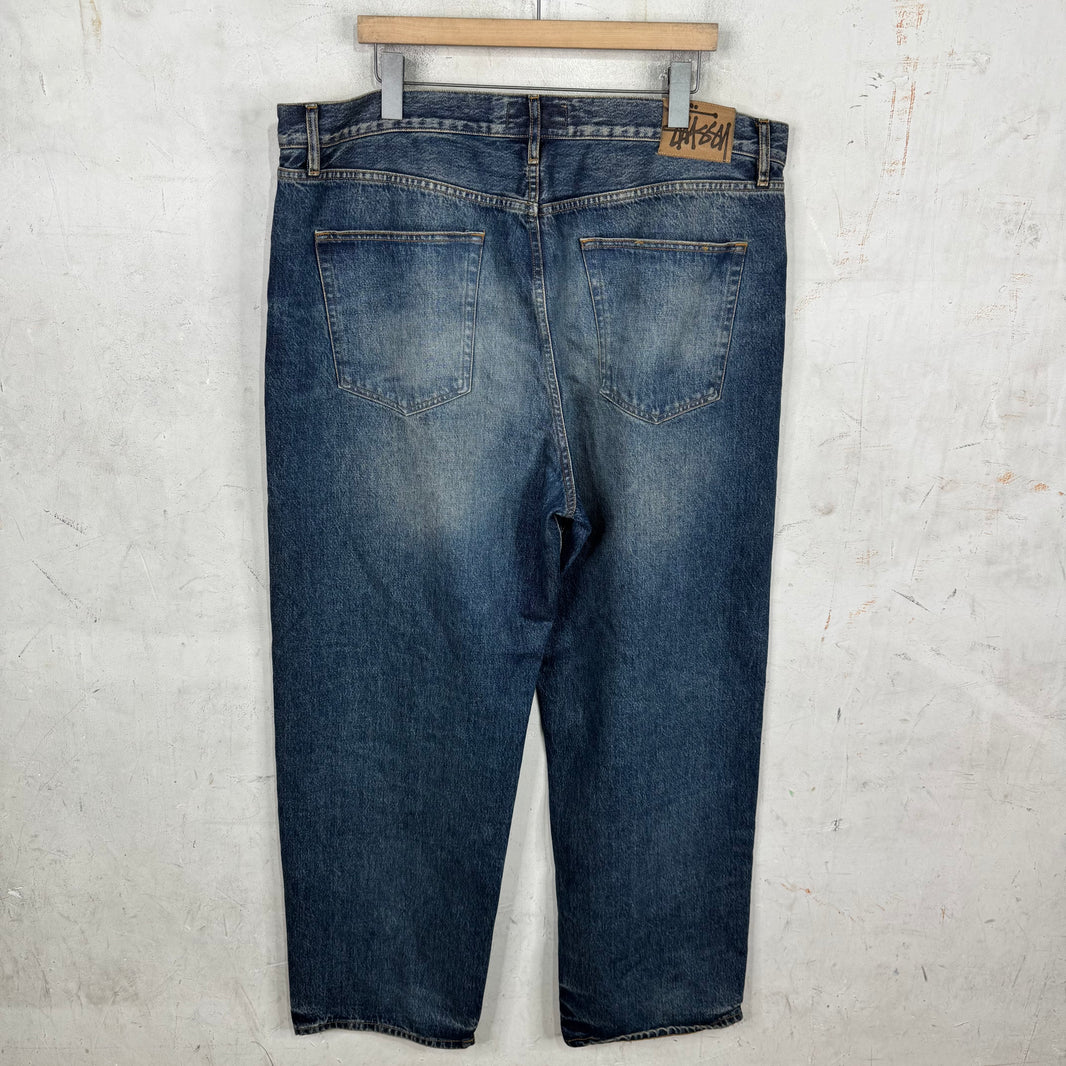 Stussy Medium Wash Big Ole Jeans