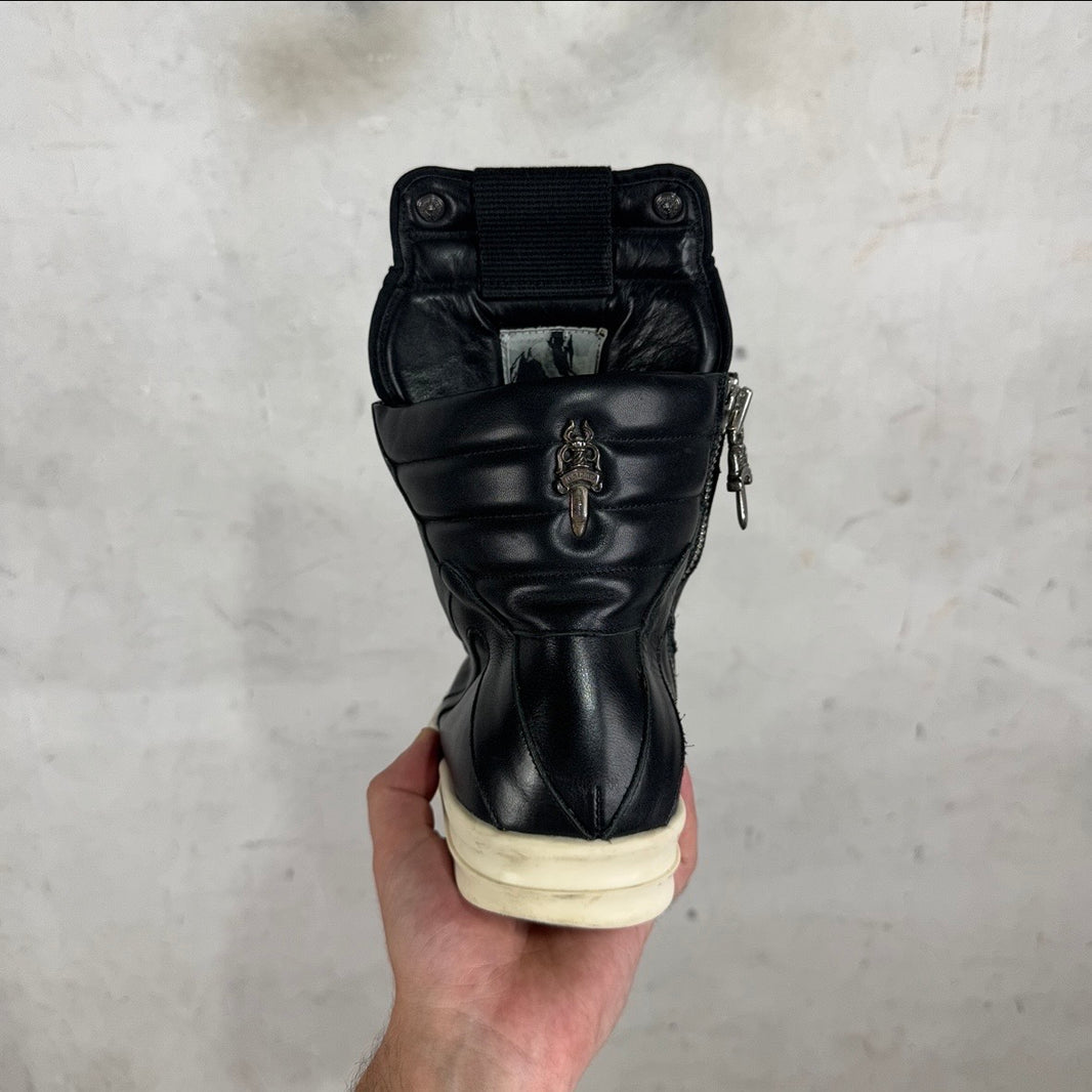 Chrome Hearts Rick Owens Black Geobaskets