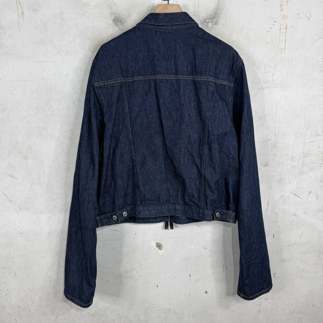 Helmut Lang Turn Up Sleeve Denim Jacket