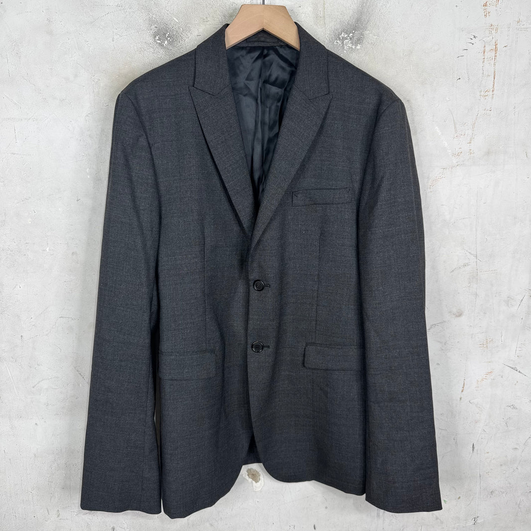 Acne Studios Grey Wool 2 Piece Suit