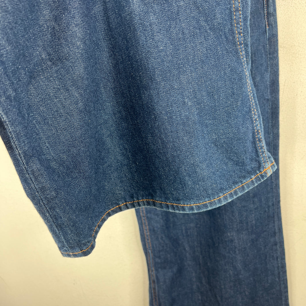 Acne Studios Blue Wide Leg Denim Jeans
