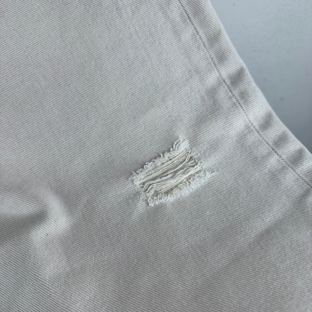 Our Legacy White Printed Third Cut Jeans