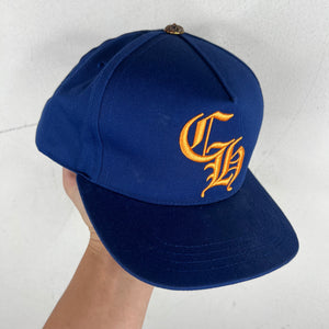 Chrome Hearts Blue/Orange CH Snapback Hat