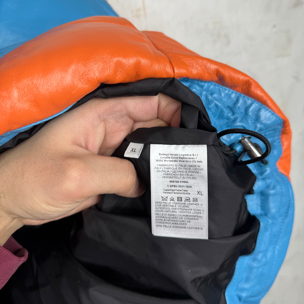 Bottega Veneta Paneled Leather Jacket