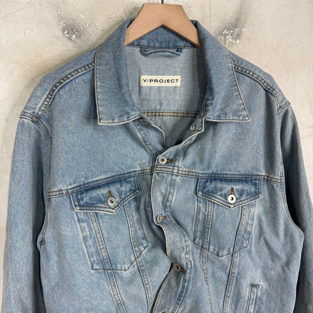 YProject Wire Denim Trucker Jacket