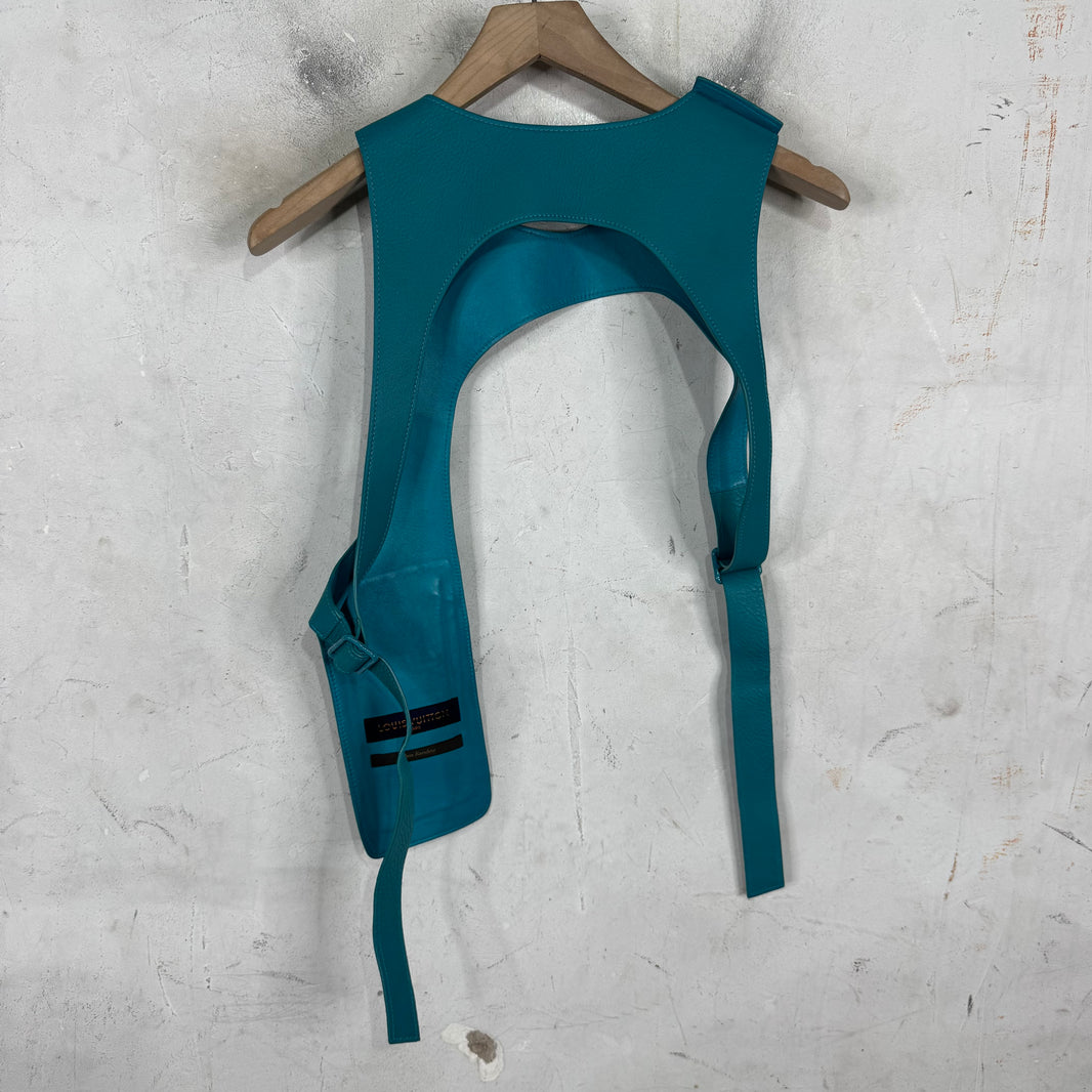 Louis Vuitton Blue Leather Harness