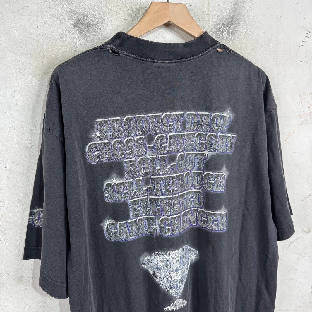 Balenciaga See Now Distressed T-Shirt