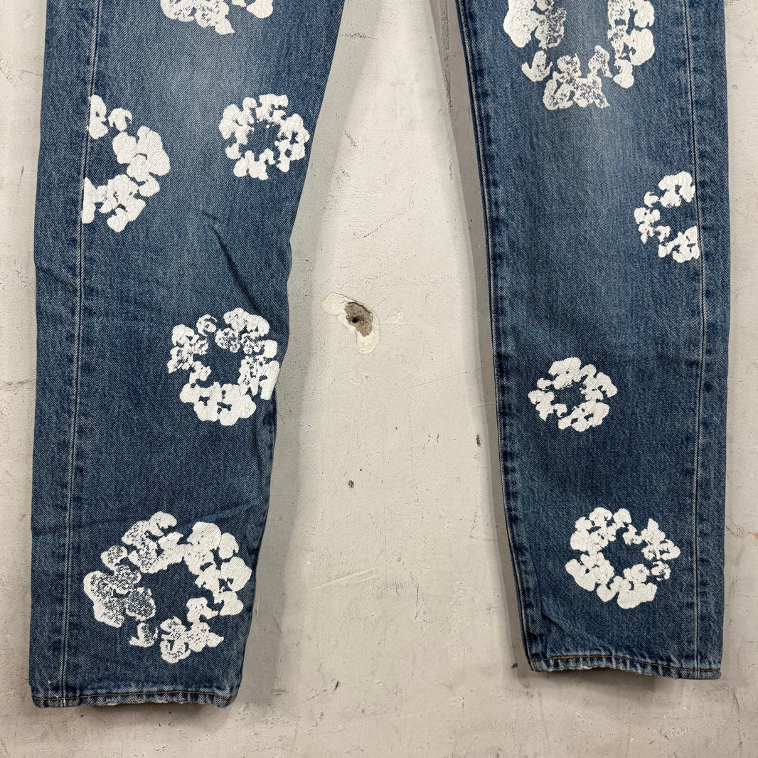 Levi’s x Denim Tears Wreath Jeans Medium Blue