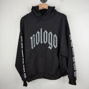 Balenciaga No Logo Black Hoodie