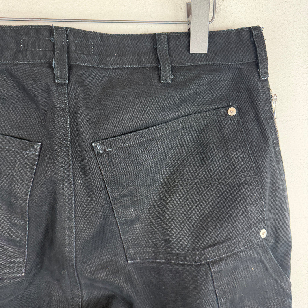Richardson Black Double Knee Paneled Carpenter Pants
