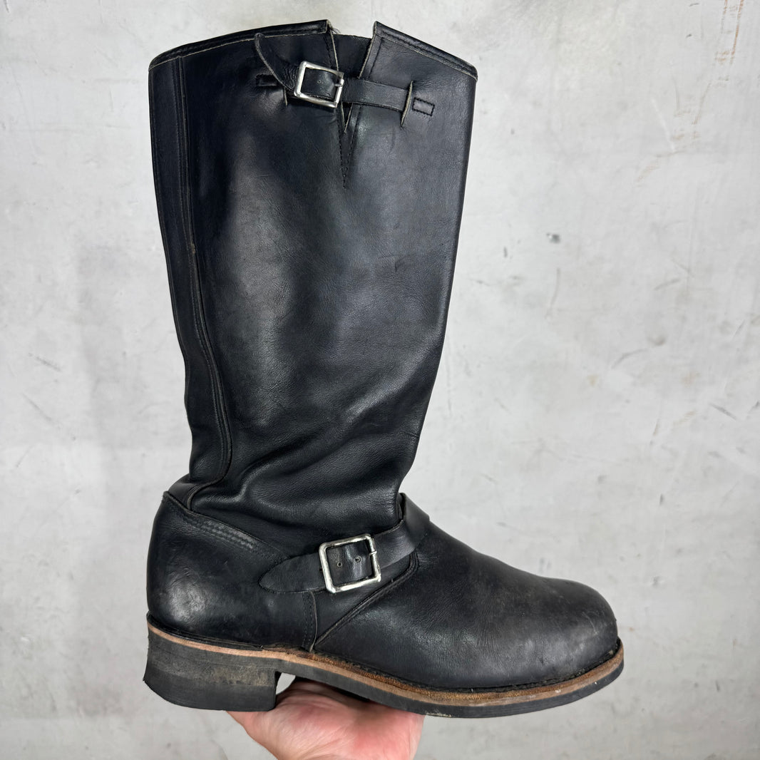 Vintage Leather Engineer Boots