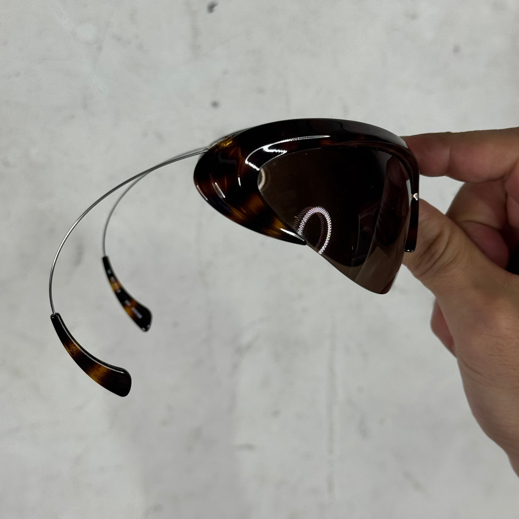 Balenciaga Tortoise Wire Sunglasses