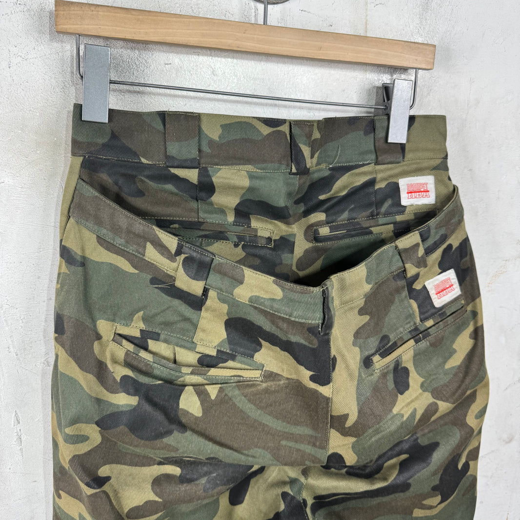 HBA Double-Waisted Camo Pants