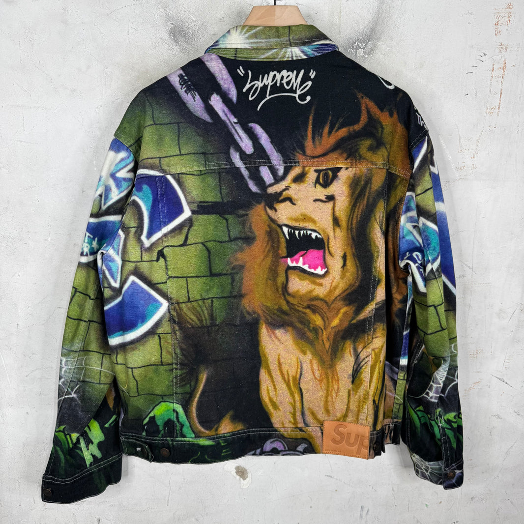 Supreme Lion's Den Trucker Jacket