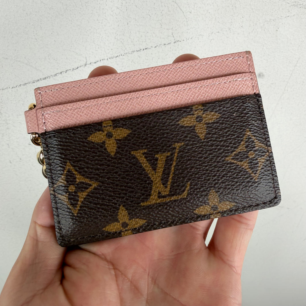 Louis Vuitton Charm Pink/Monogram Card Holder