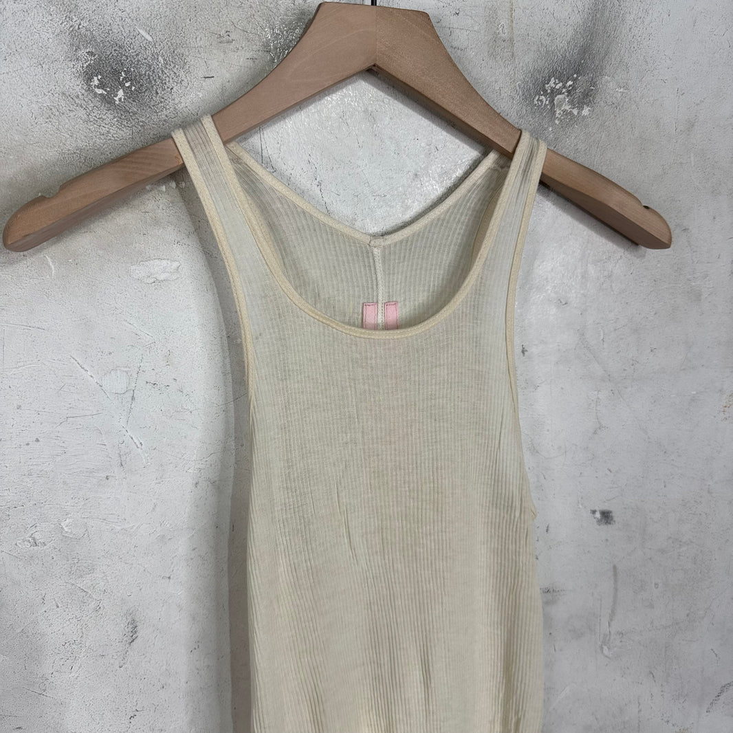 Rick Owens Forever Cream Tank Shirt