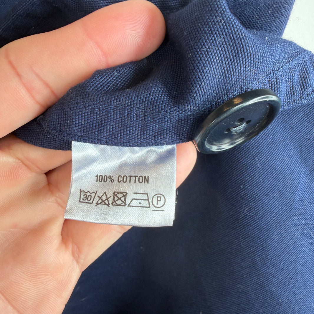 Dries Van Noten Blue Chore Blazer Jacket