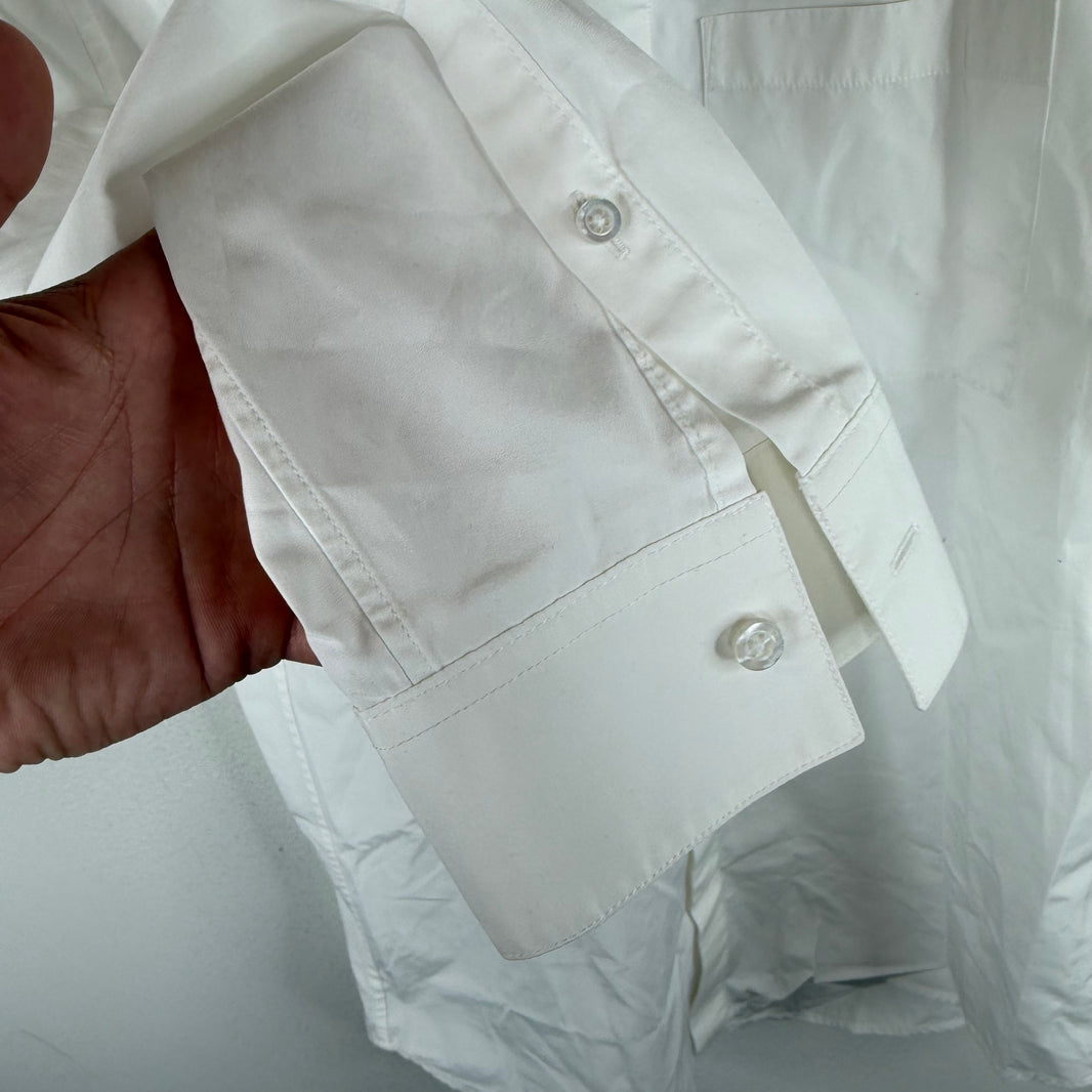 Jil Sander White Pocket Button Up LS Shirt