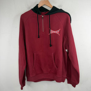 Gosha Rubchinskiy Burgundy Quarter Zip Hoodie