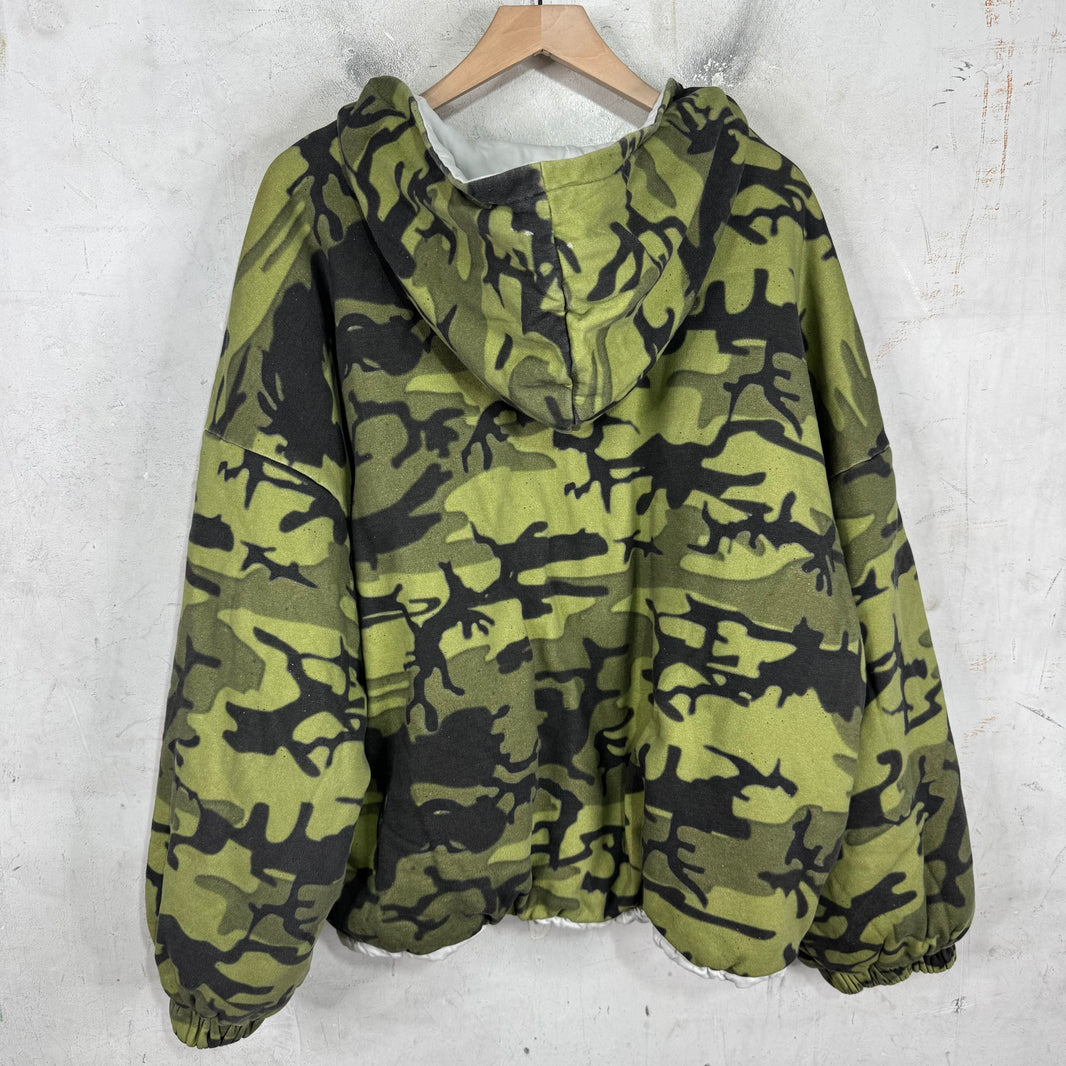 PDFCHANNEL Camo Padded Hoodie
