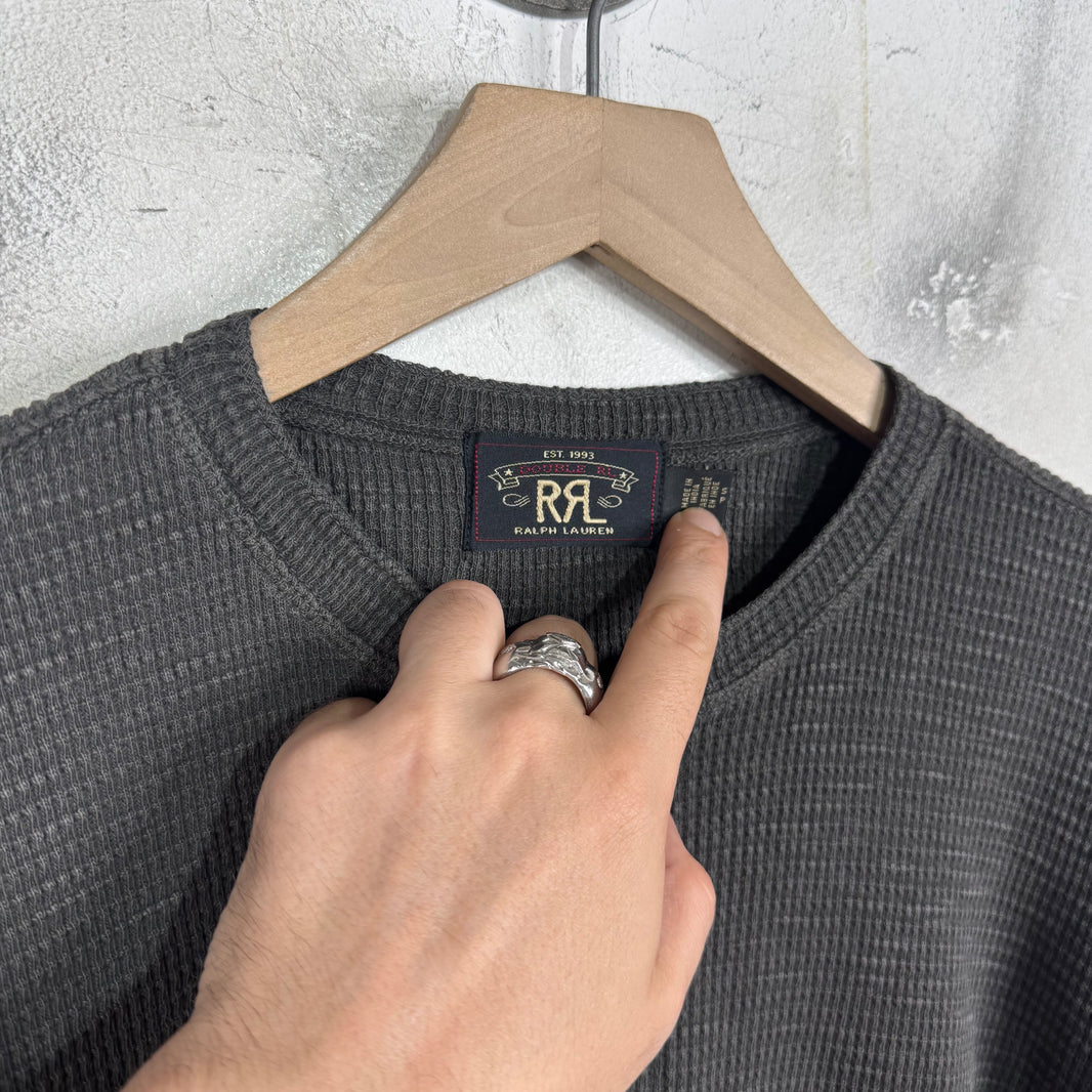 RRL Grey Henley Shirt