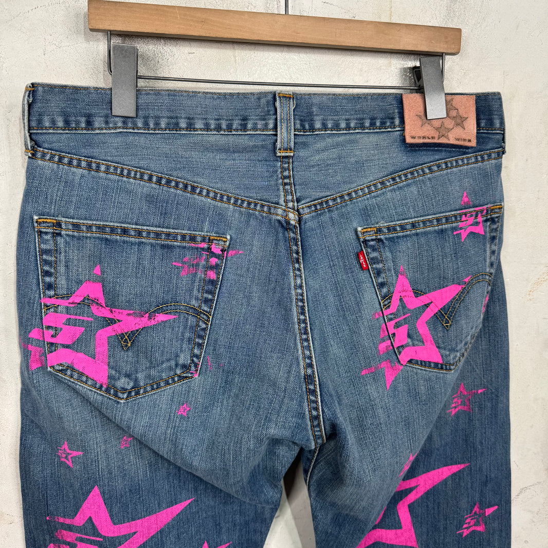 Levis x Sp5der Printed Jeans