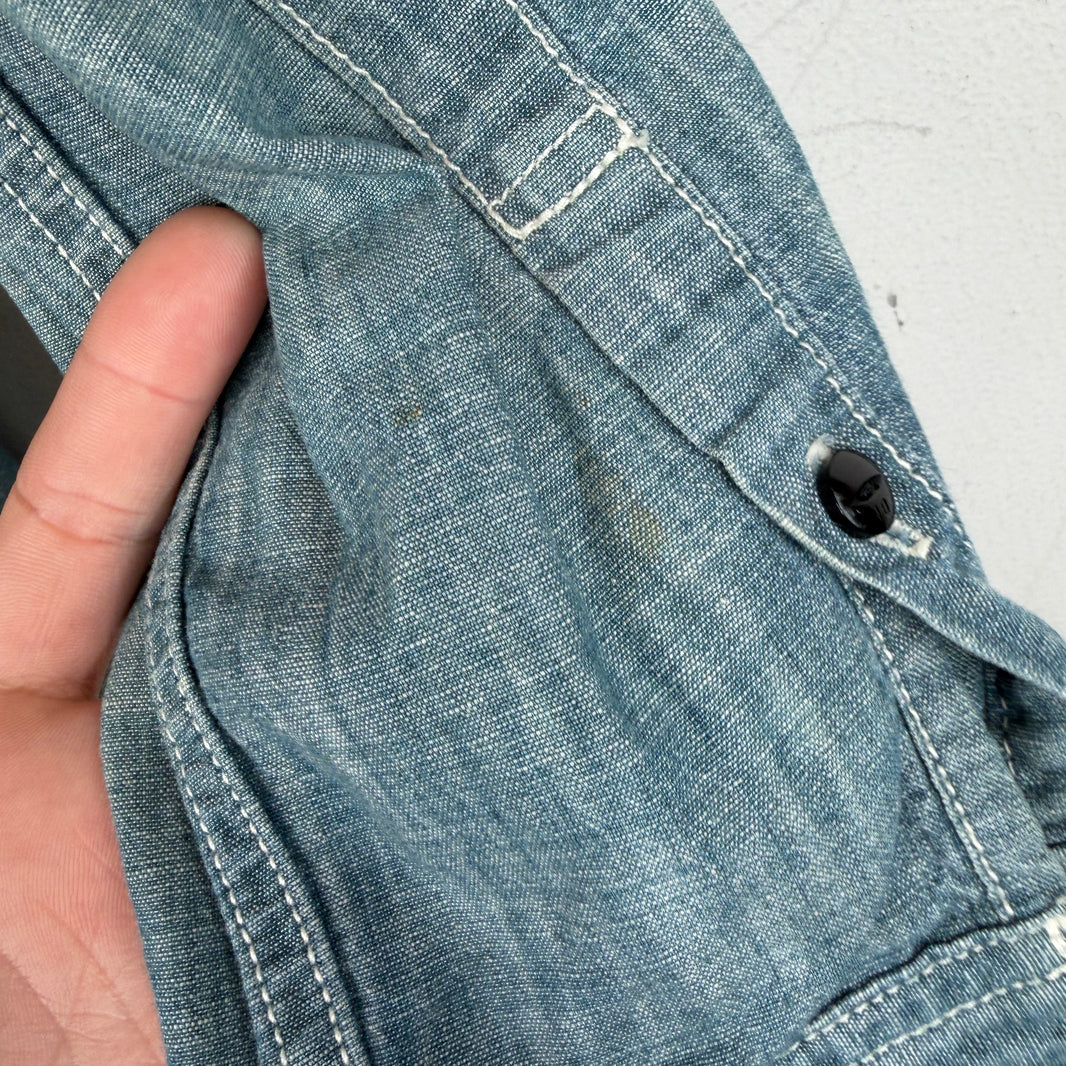Neighborhood Stencil Denim Shirt
