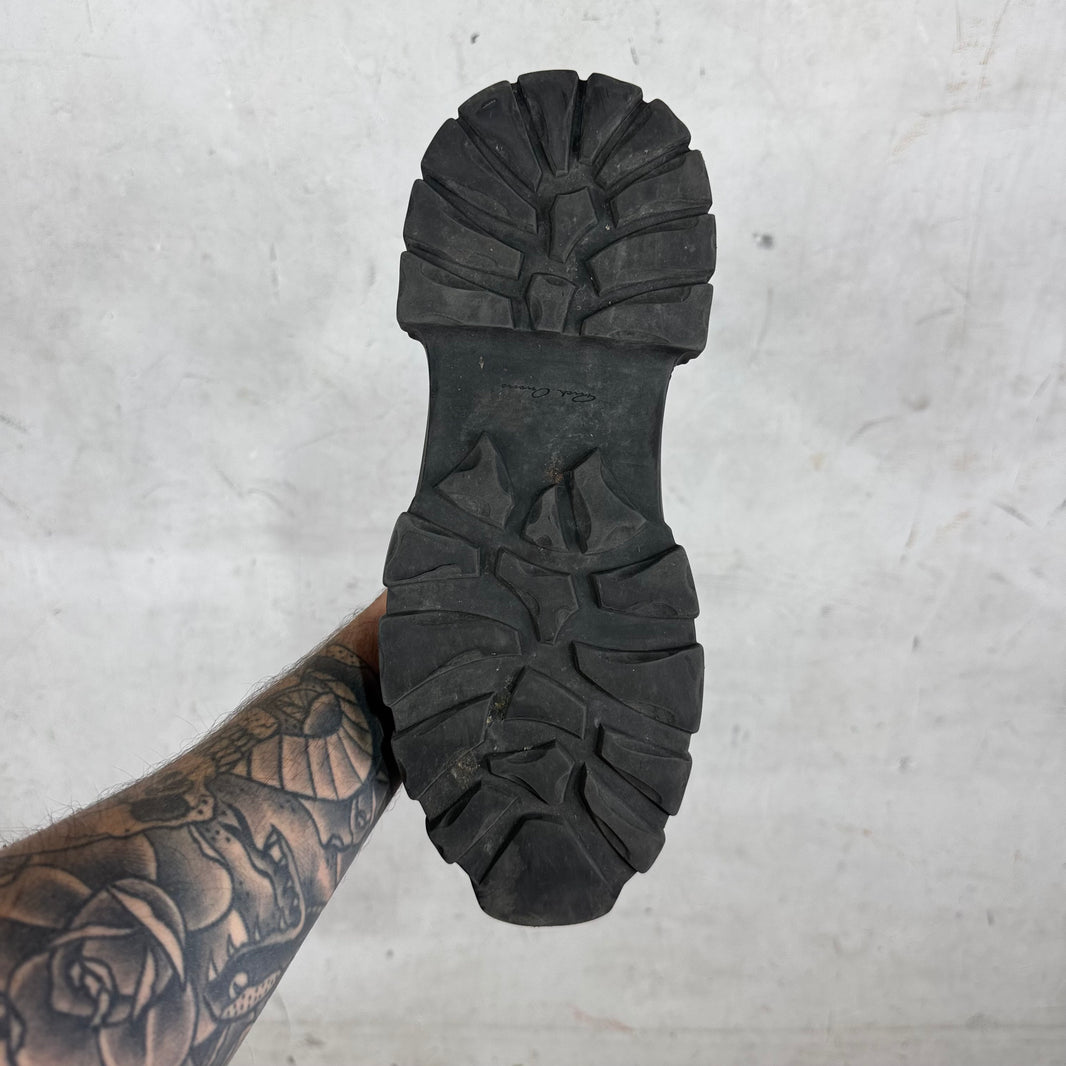 Rick Owens Leather Bozo Beetle Boots