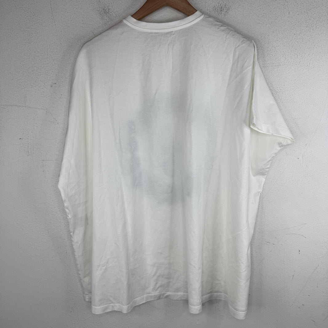 Givenchy Floral Skull White T-Shirt