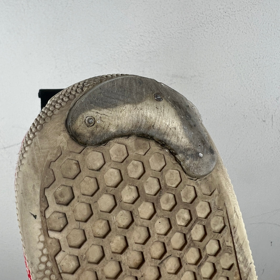 Celine Red Patterned Slip Ons