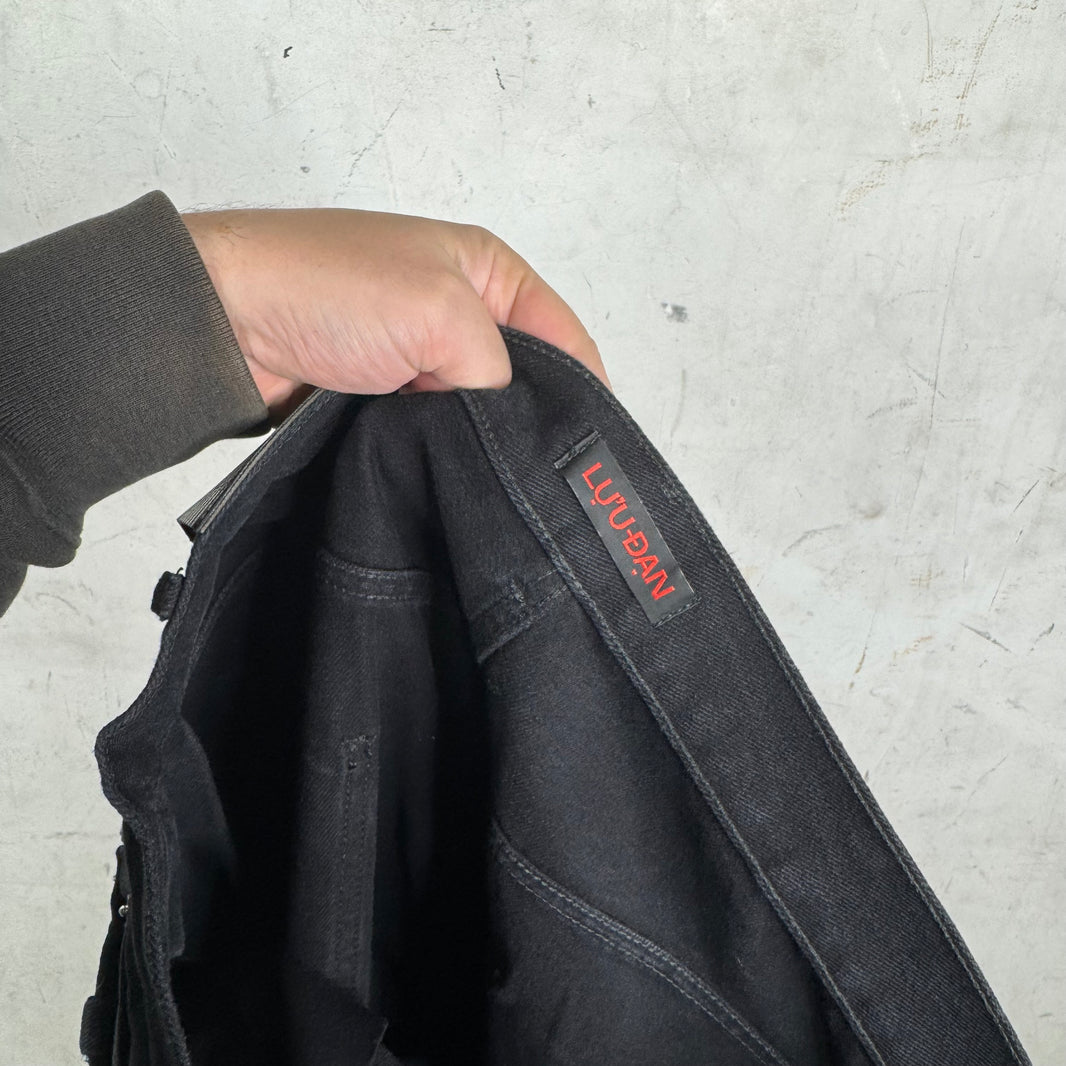 Luu Dan Wide Zipper Jeans