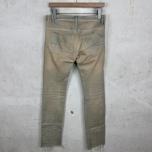 Dior Beige Wash Slim Jeans