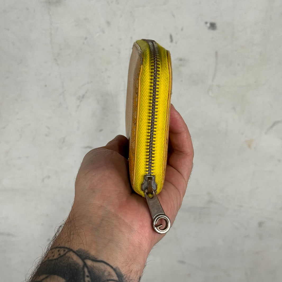 Goyard Yellow Smoked Long Wallet