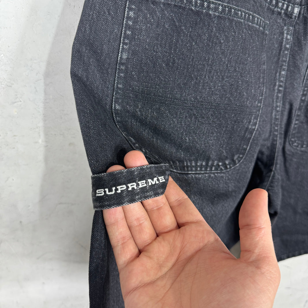 Supreme x Nike Logo Denim Shorts