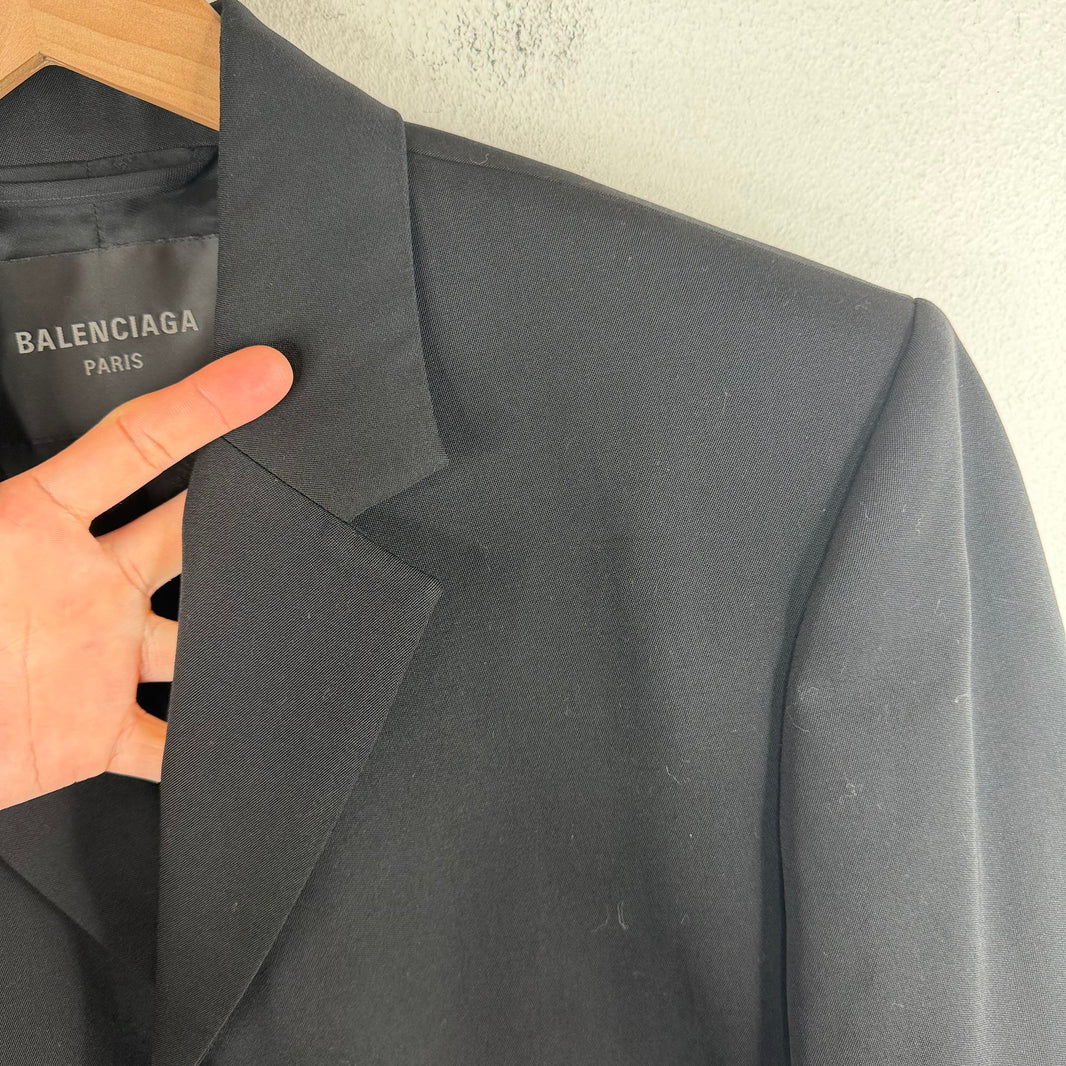 Balenciaga Wool Trench Coat