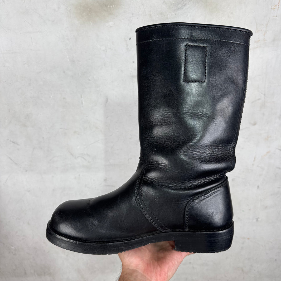 Dries Van Noten Leather Pull Booties