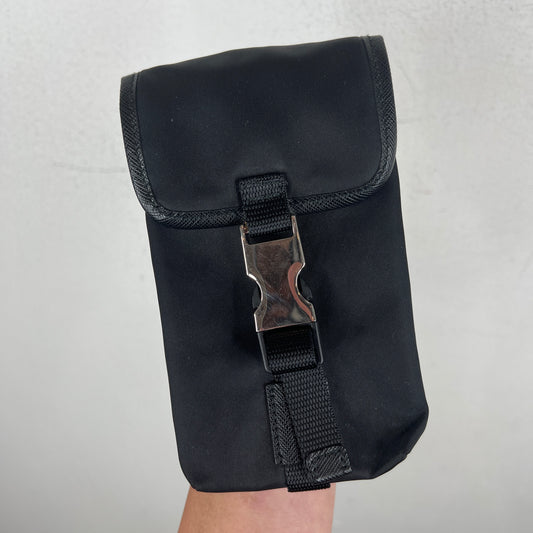 Prada Nylon Buckle Pouch