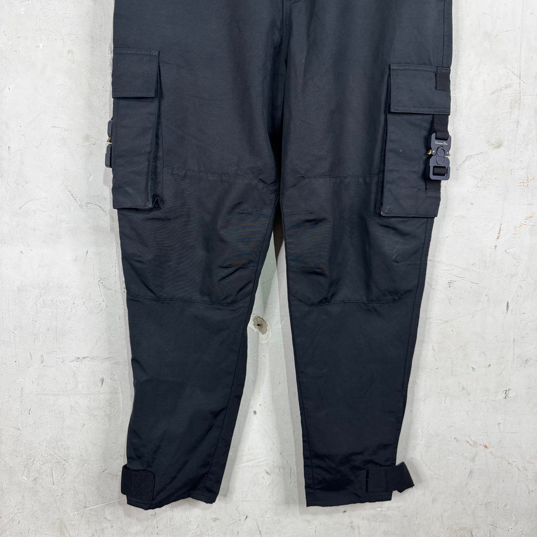 Dior Nylon Buckled Cargo Pants