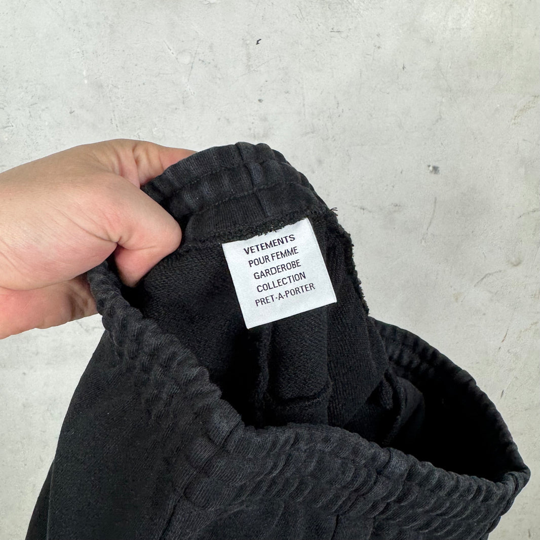Vetements Split Logo Slim Sweatpants