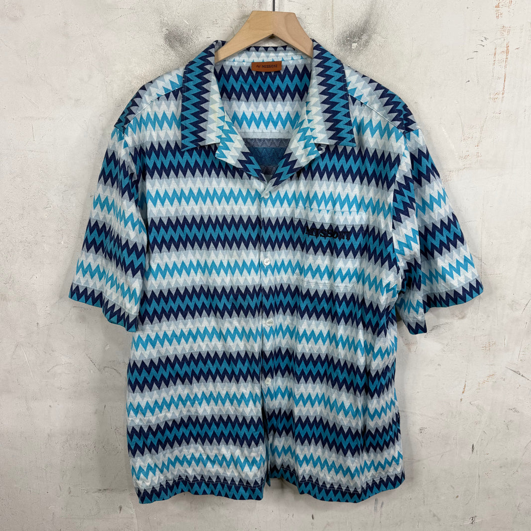 Missoni Zig-Zag Blue Shirt