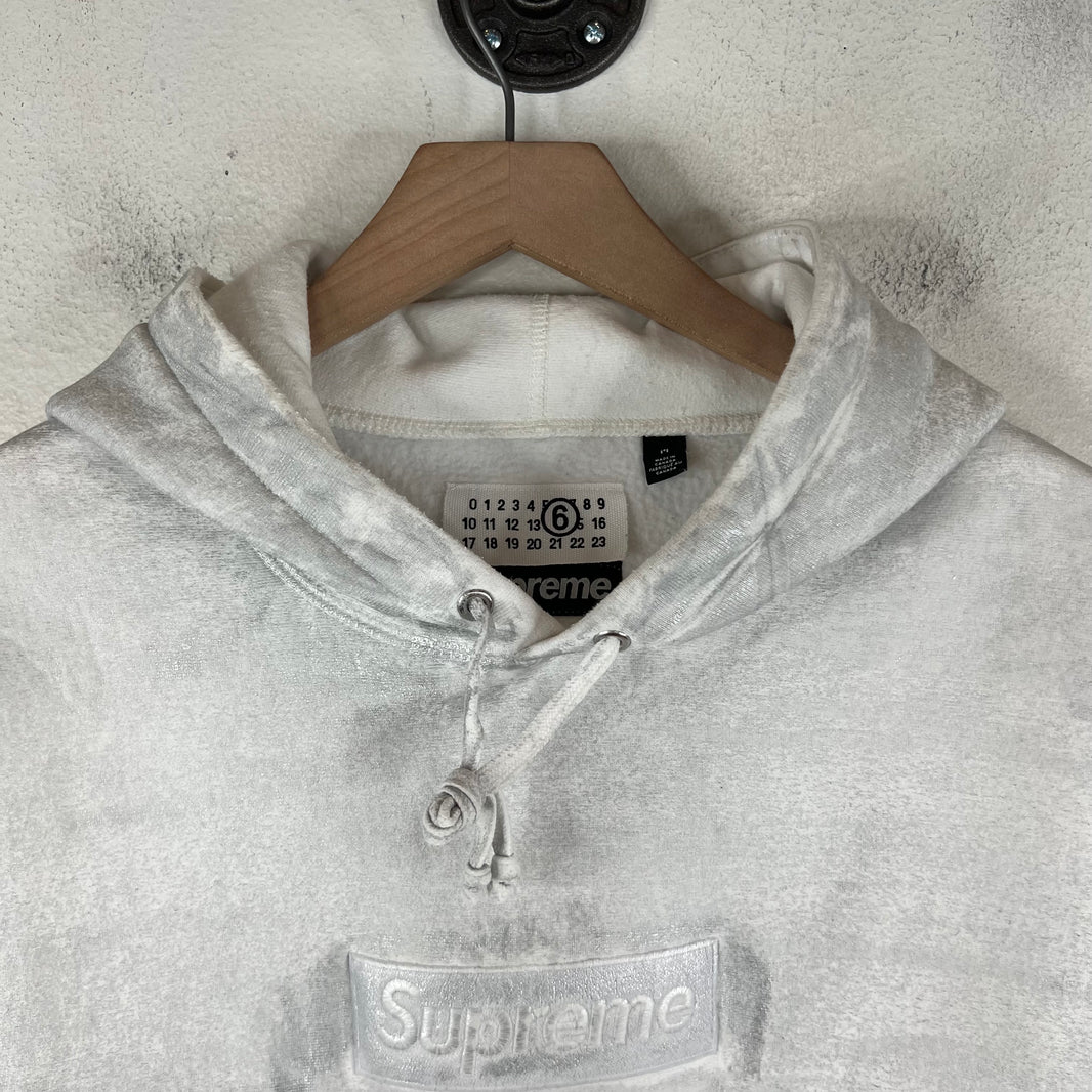 Supreme MM6 Foil Box Logo Hoodie