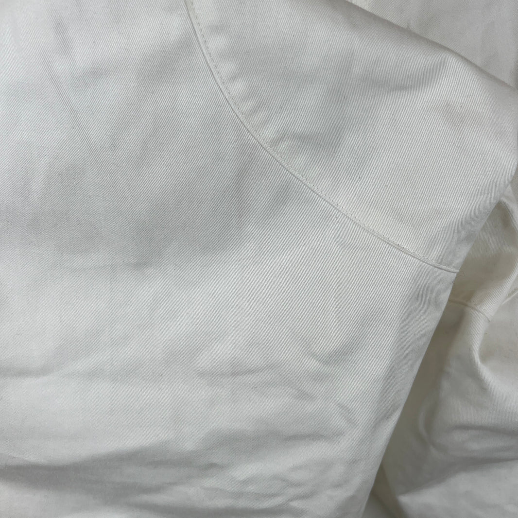 Balenciaga White Kick Knee Cargo Trousers