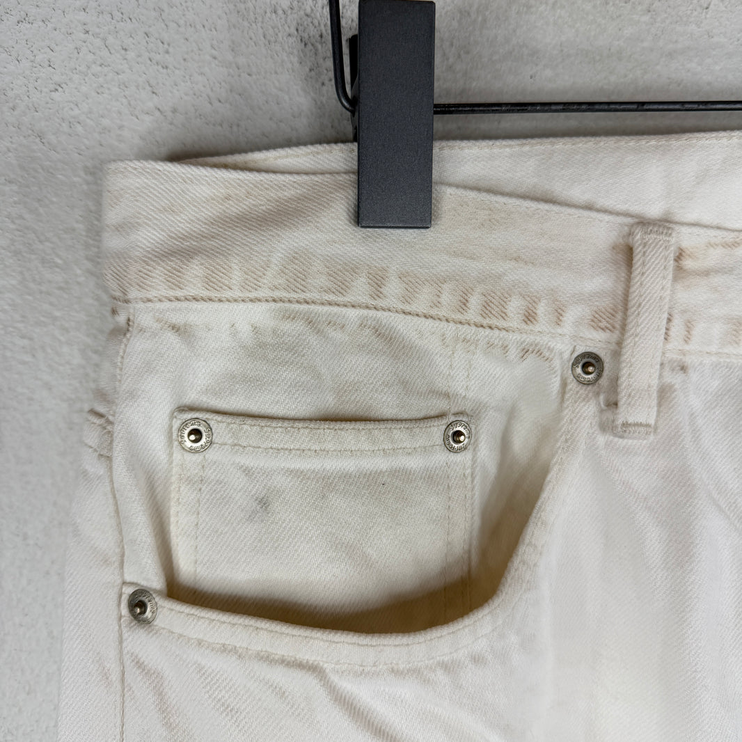 Supreme White Selvedge Jeans