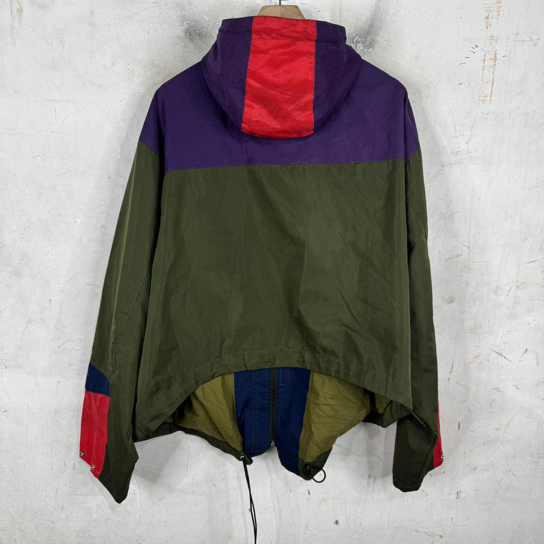 Martine Rose Green Color Block Jacket